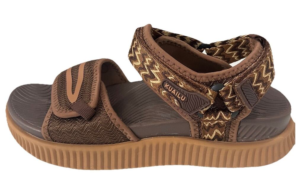 KuaiLu Women's Orthotic Slide Sandals Size 9.5 Lightweight Adjustable Strap